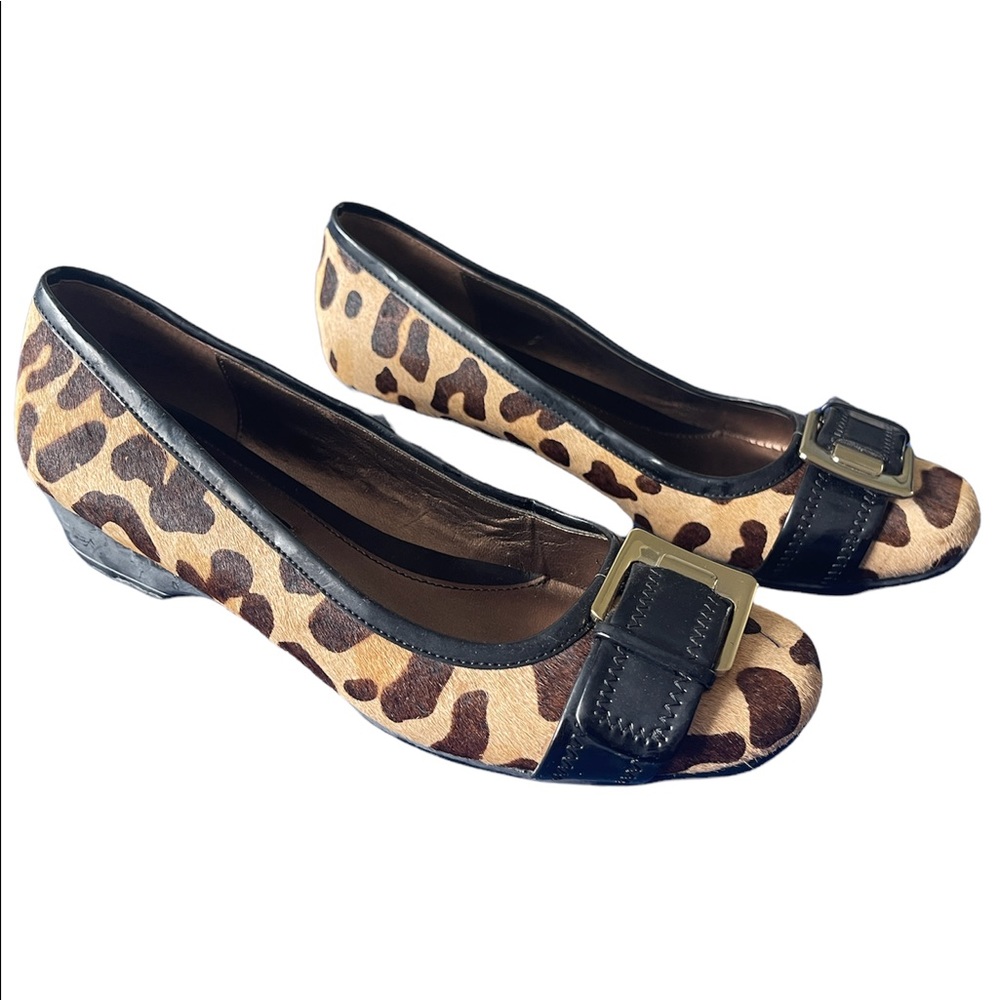 Bandolino Womens Flats Size 6M Brown Leopard Animal Print BDHolden Shoes - Picture 1 of 6